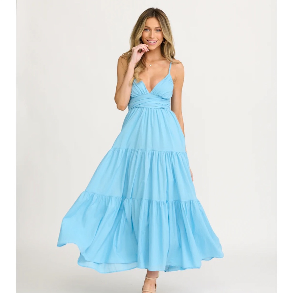 BRAND NEW blue maxi dress from Vestique - never worn!!!
